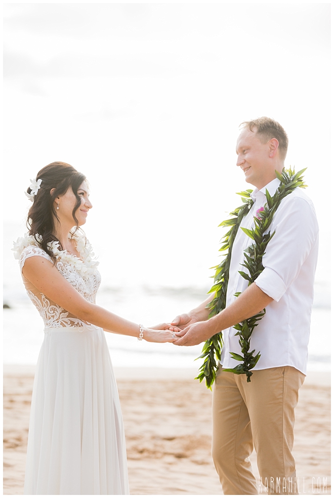 Beach Side Beginnings ~ Anna & Sergey's Maui Beach Wedding