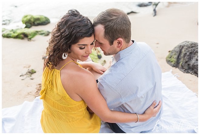 Newlywed Glow ~ Jenae & Mark's Maui Honeymoon Portrait
