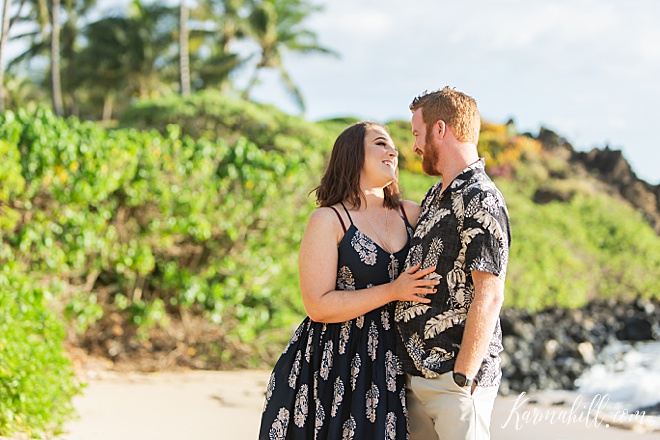 Maui Engagement Portrait