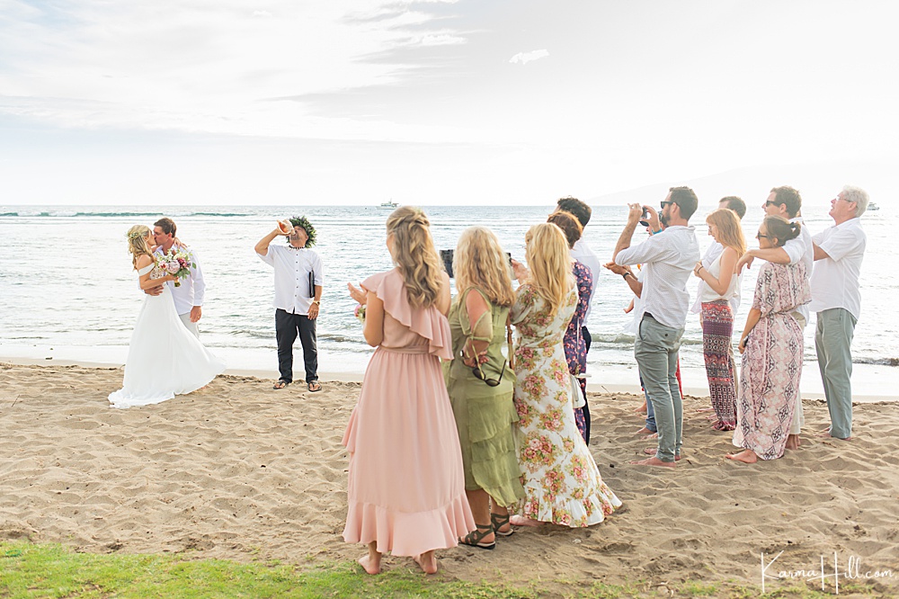 Monk Seal Guest ~ Courtney & Jackson's Hawaii Wedding Photography