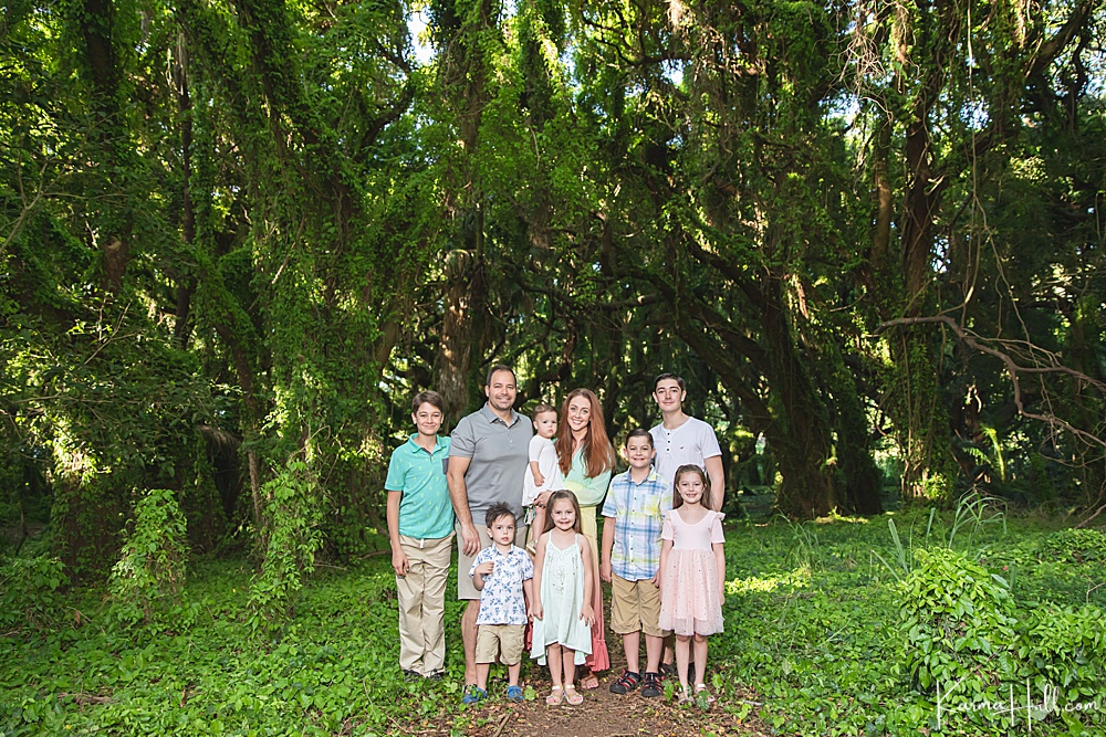 Honolua Jungle Maui Family Portraits