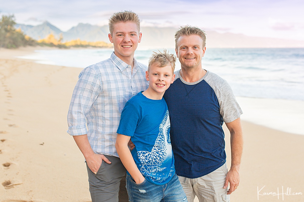 Maui family portraits - boys