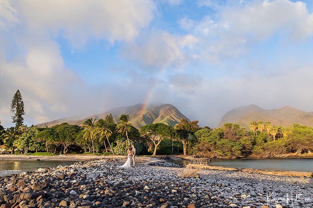 Wedding venues in Maui Hawaii - rainbow
