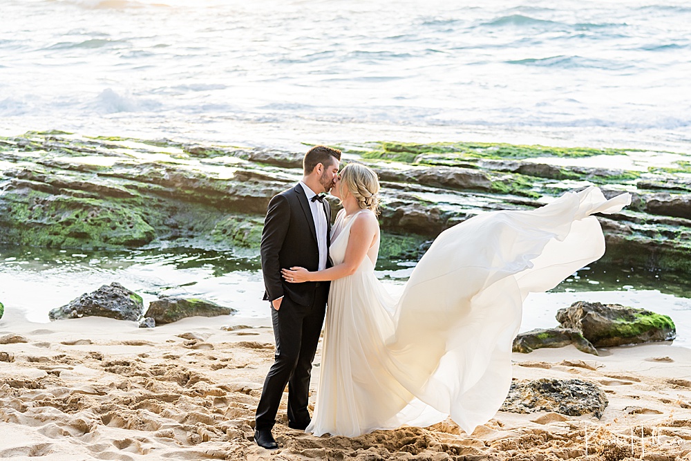 Oahu destination wedding - oahu beach wedding - top oahu photographers 