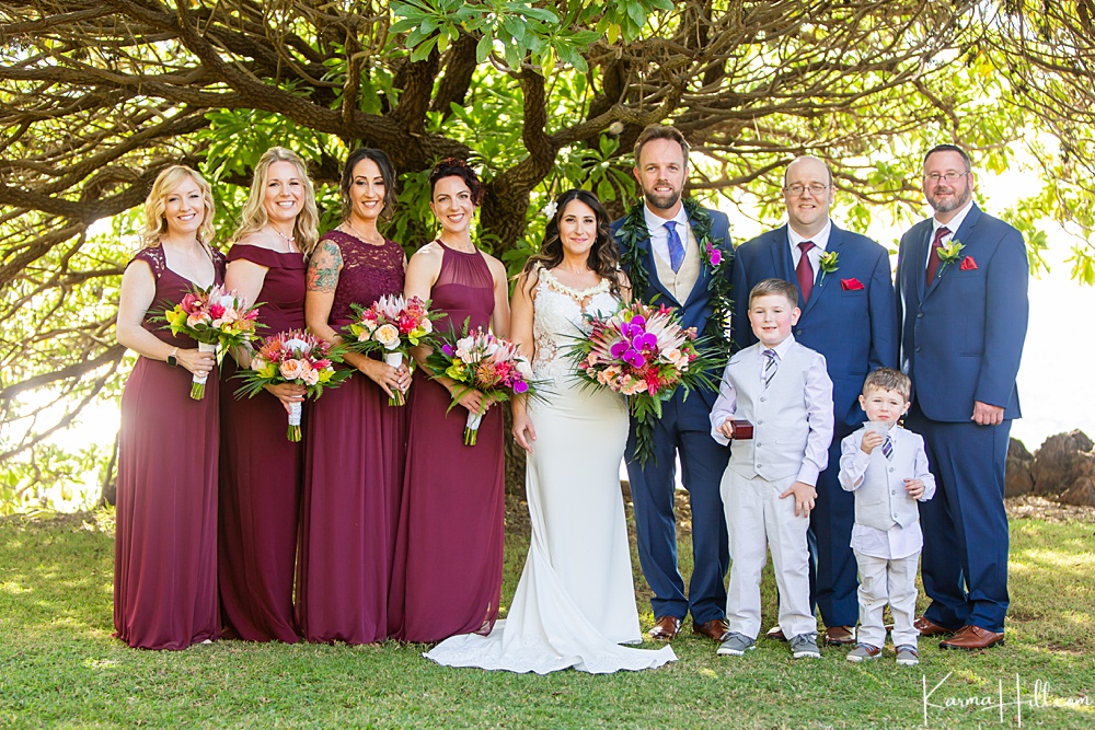 wedding photography in maui 