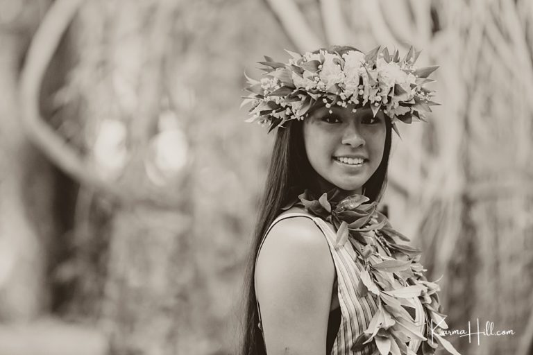 Hawaiian Princess - Jayda's Maui Senior Portrait Photographer