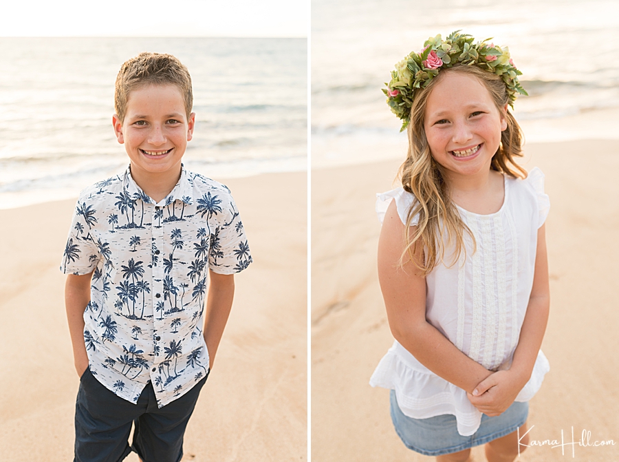 kids portraits Maui