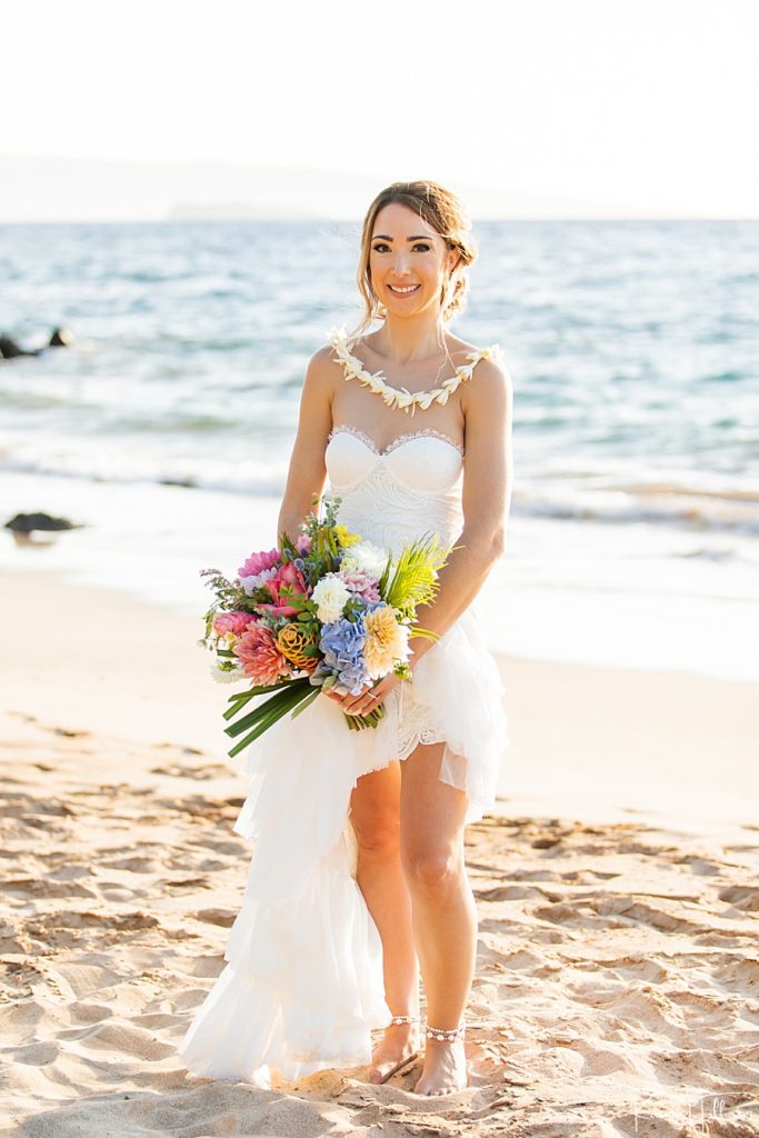 Maui photography of bride