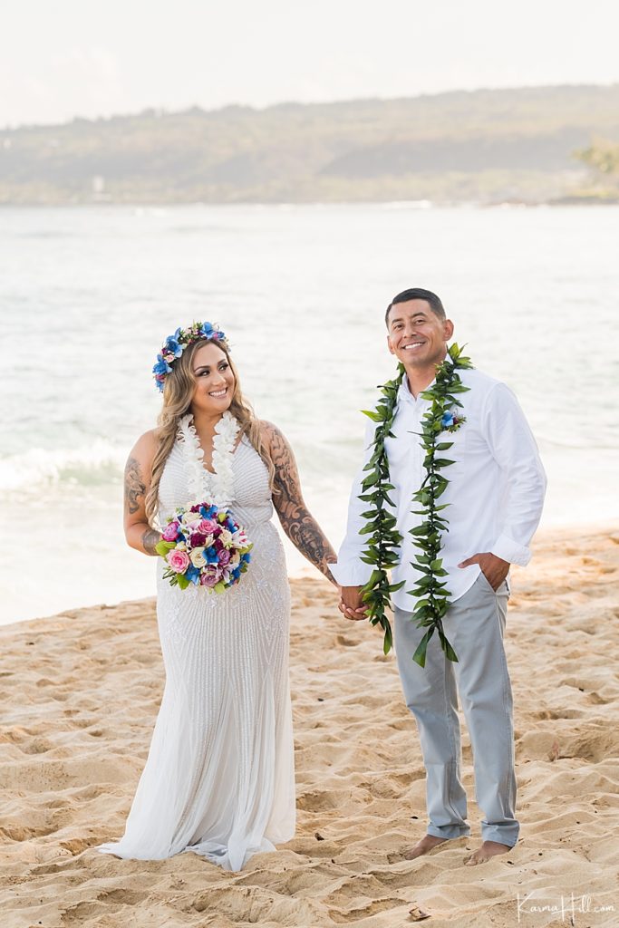 Oahu wedding portraits