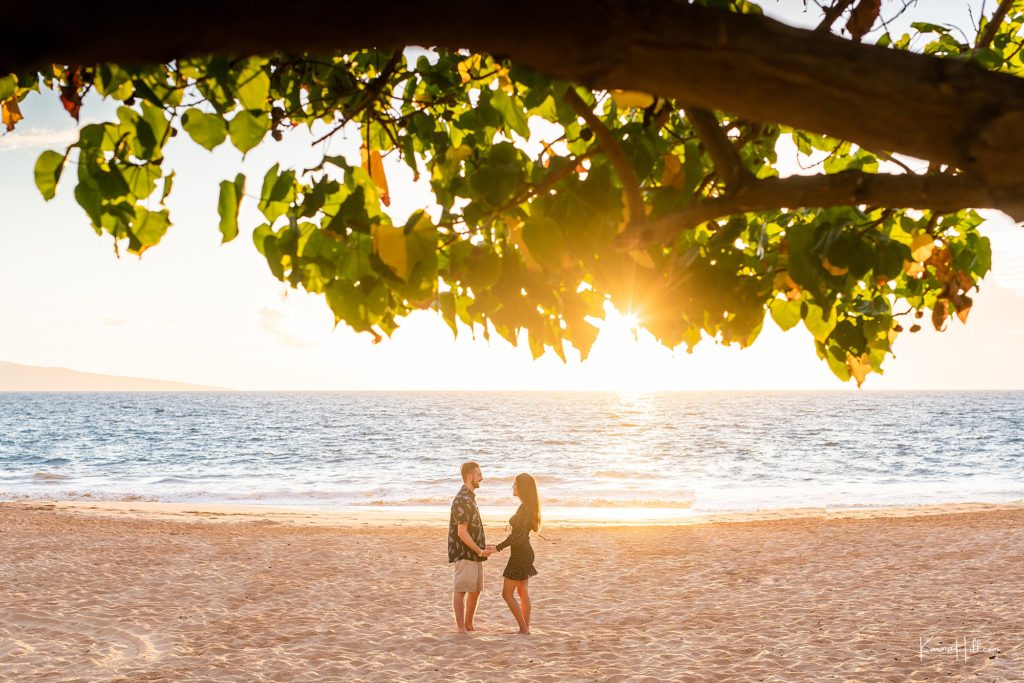 wedding proposal in Maui 