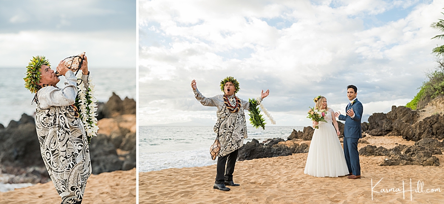 exciting Maui elopement photography