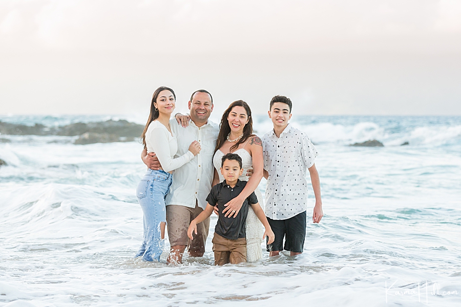 Family portraits in Hawaii