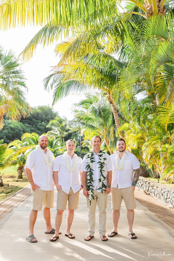 Maui groomsmen