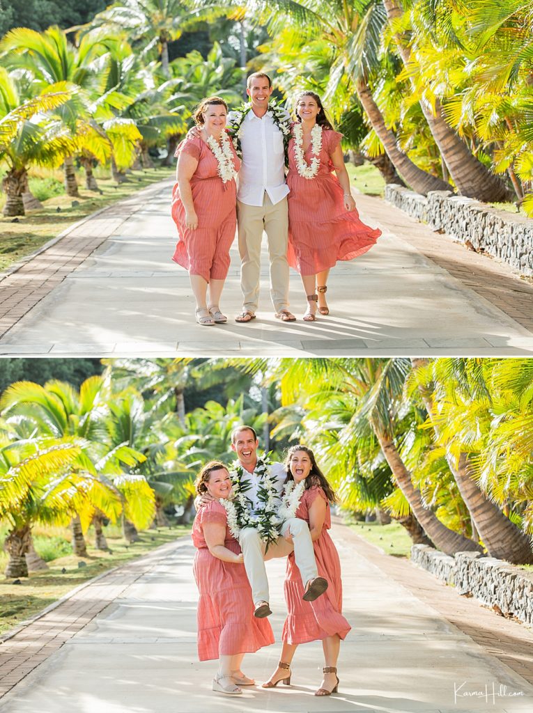 Maui wedding fun