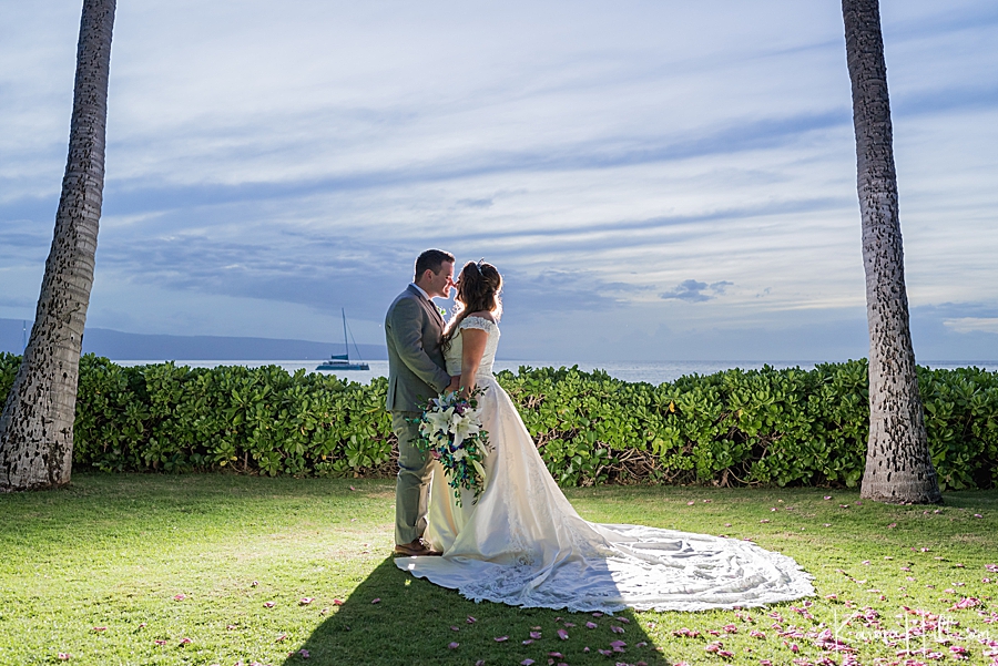 Maui wedding photography at sunset