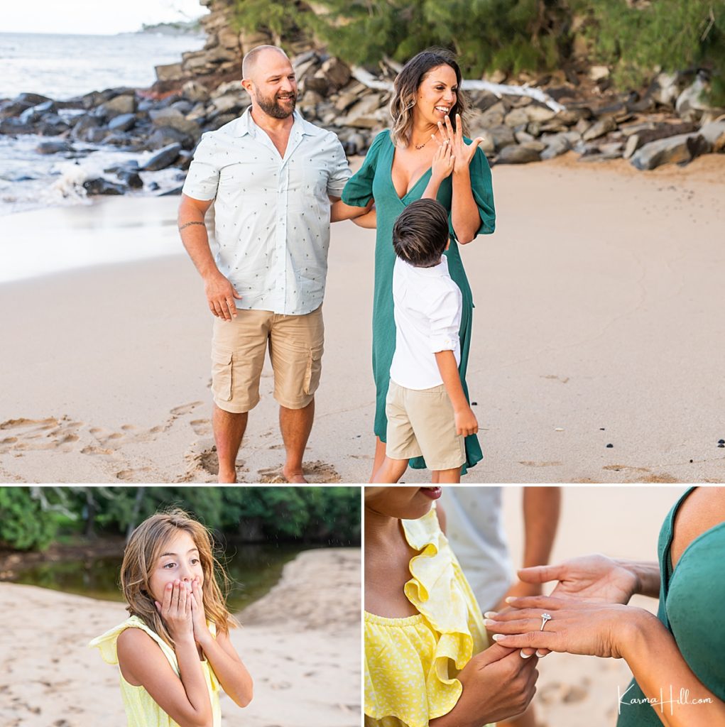 secret Maui wedding proposal