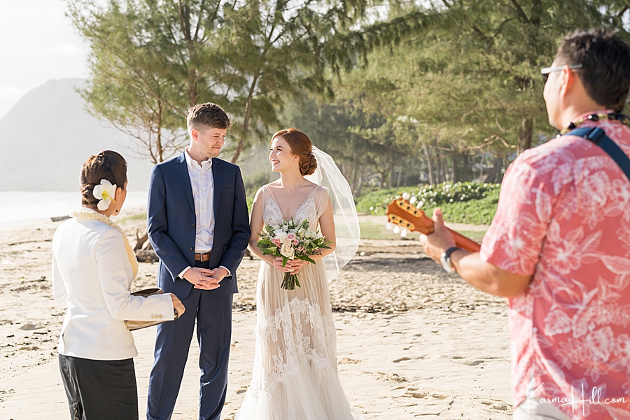 real wedding at an oahu beach 