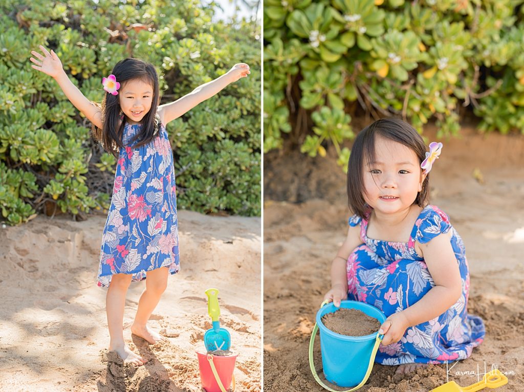 Fun, Sun, and Cuteness - The Hu Family's Maui Beach Portraits