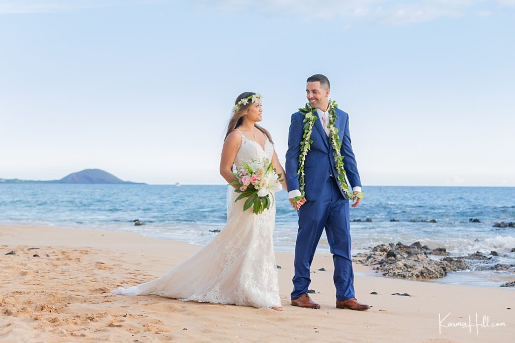 Wedding Photography in Maui - beach portraits
