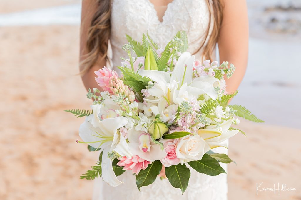 Bridal Bouquet from Maui Wedding Photography