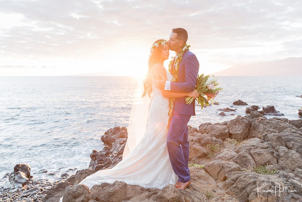 Maui Wedding at Sunset photography