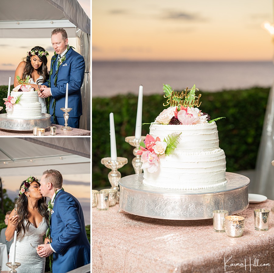 Maui wedding reception