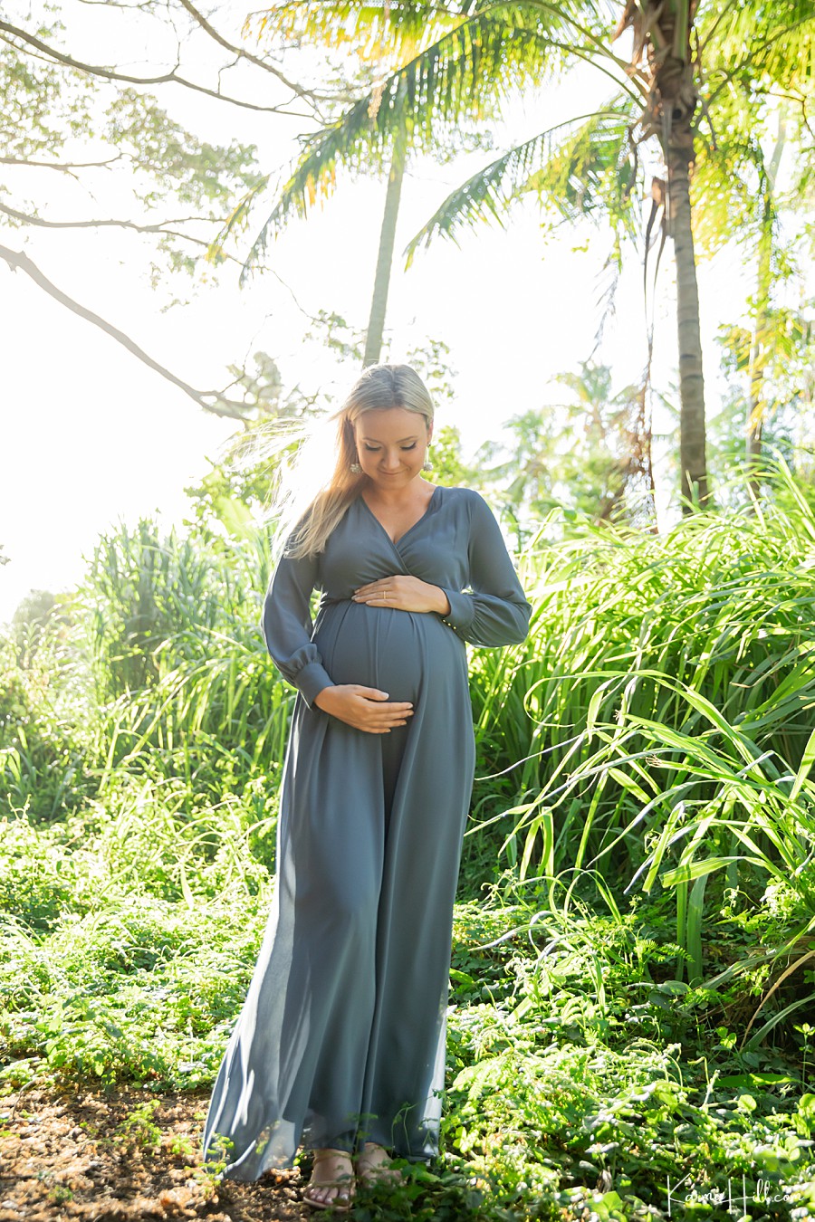 Maui Maternity Portraits  at Honolua Jungle