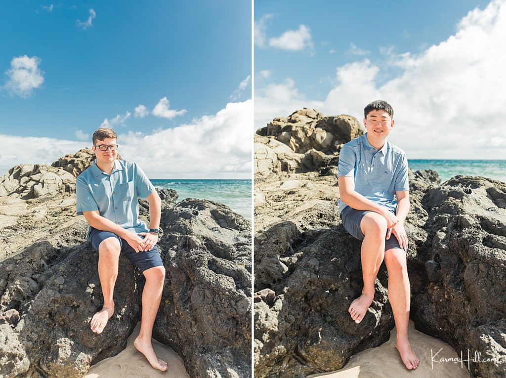 Hawaii Beach Portraits with Teens