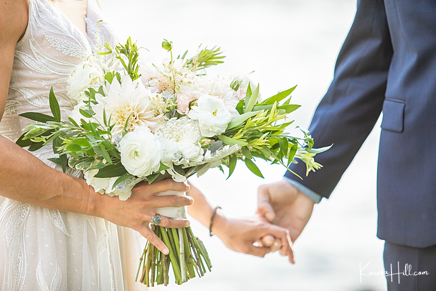 wedding photography in Maui - bridal bouquet