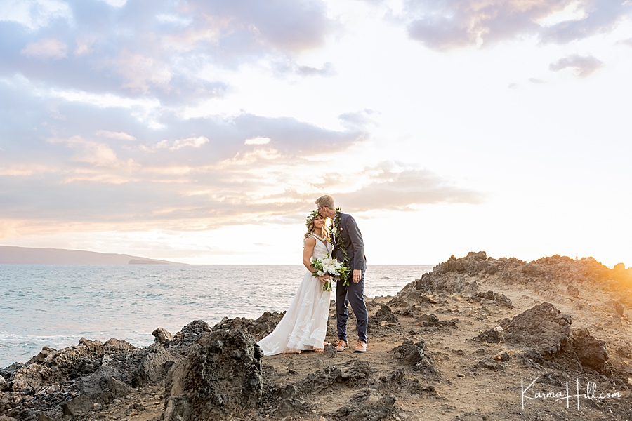 pastel wedding photography in Maui