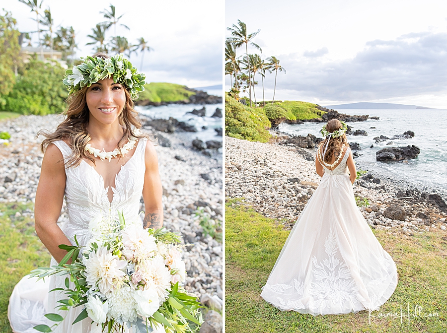 bridal wedding photography in Maui