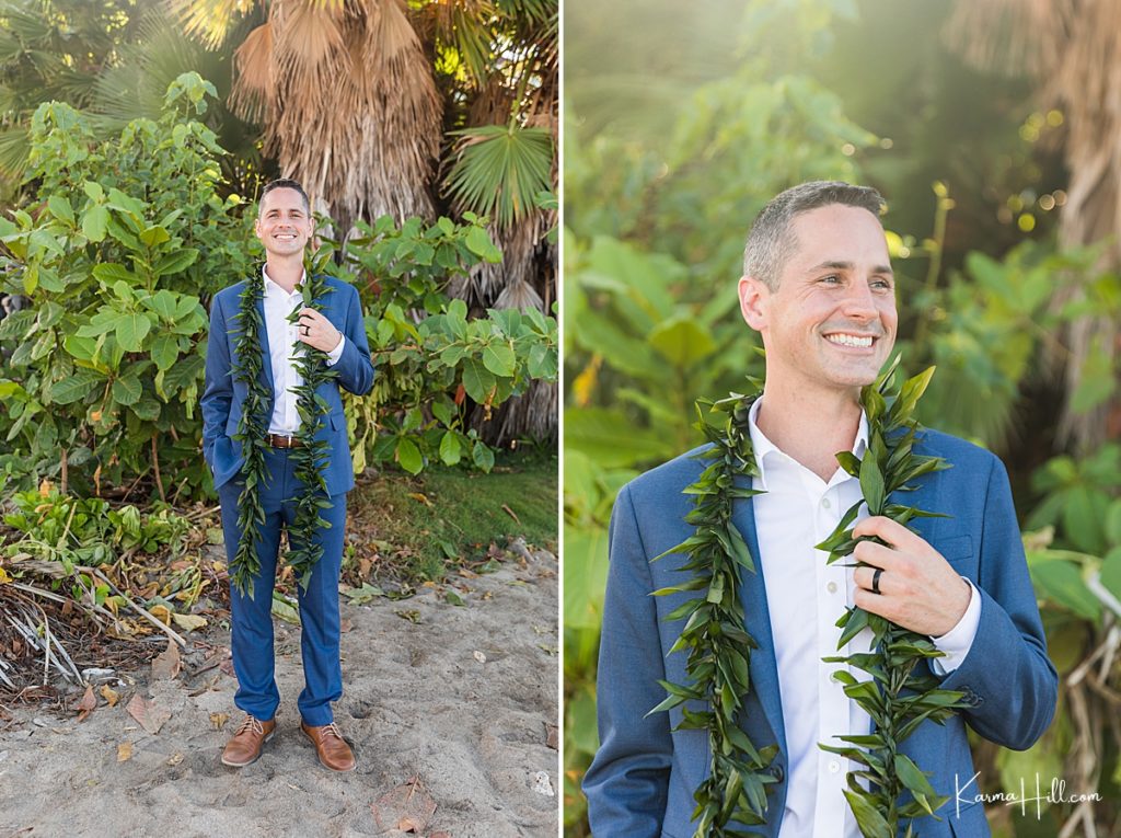 Maui Elopement Photography - groom