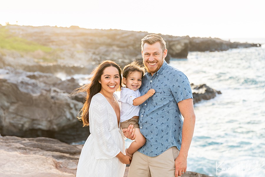 Maui Family Photographers on Beach

