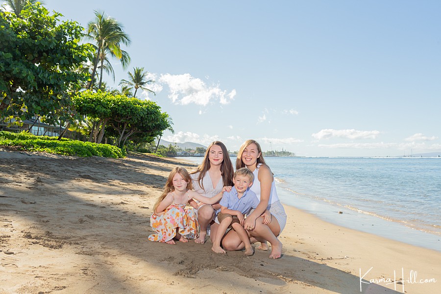 Maui Baby Beach family photos