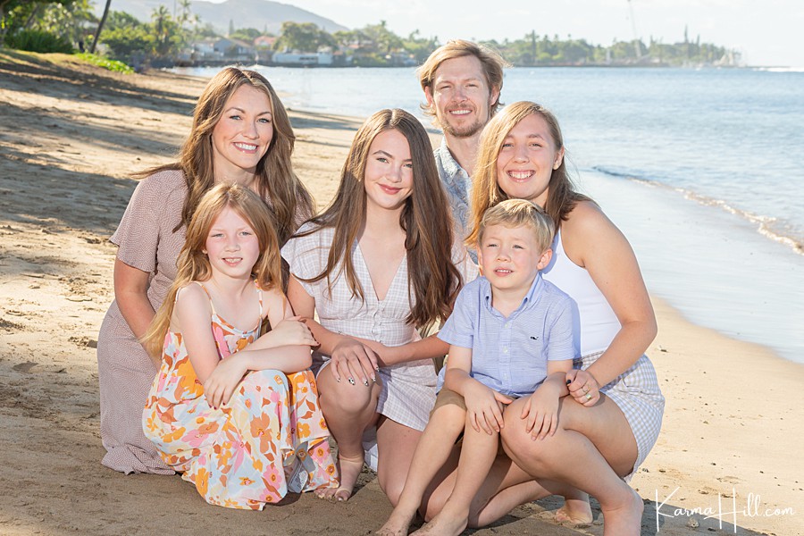 Vacation family photos