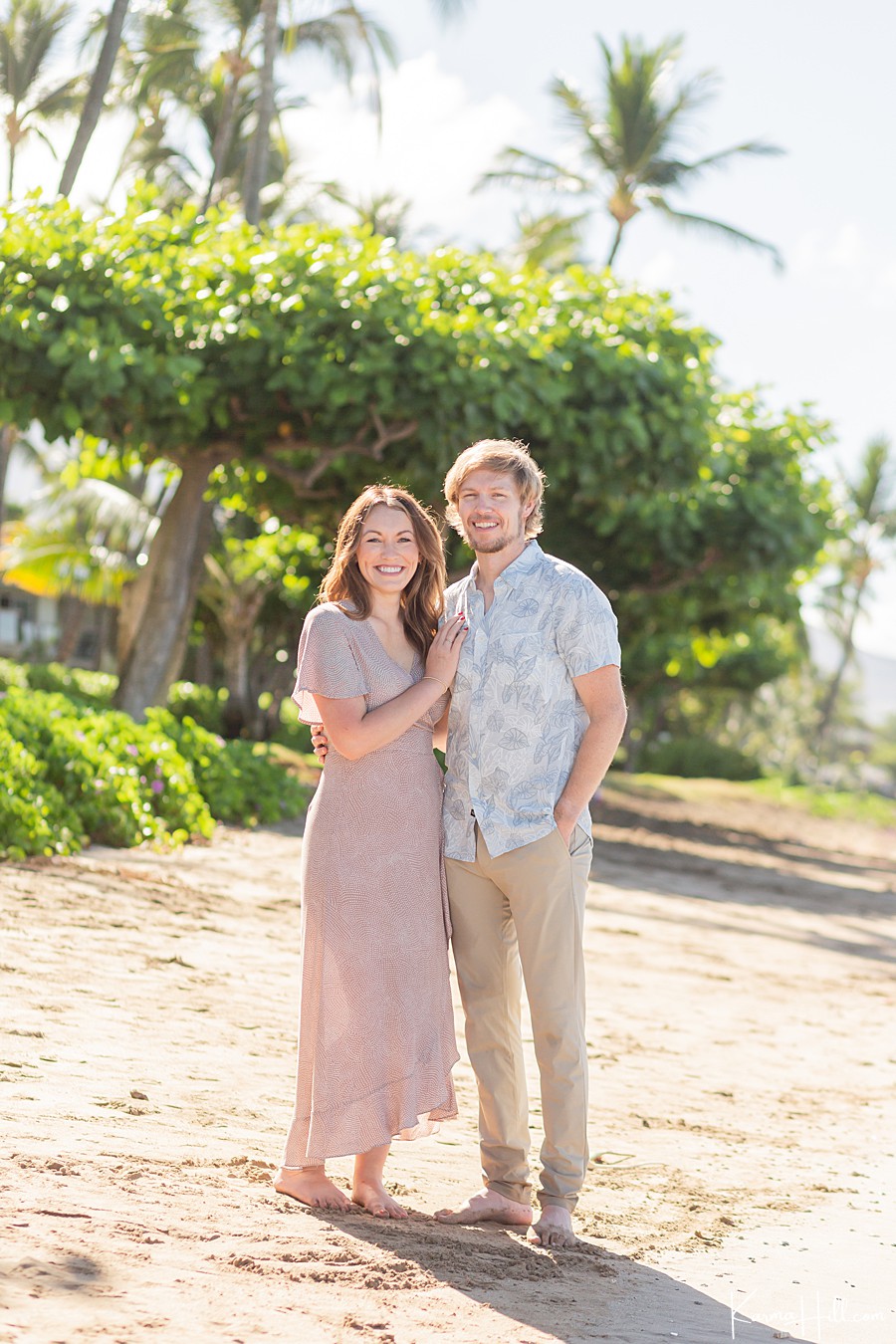Maui beach couples portraits
