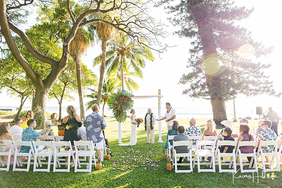 Olowalu Plantation House wedding