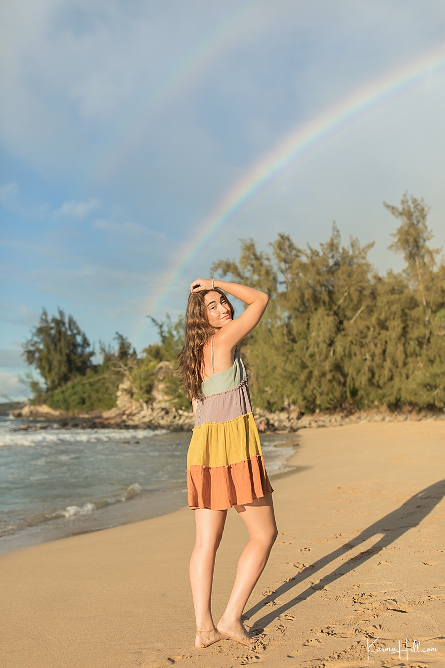 hawaii rainbow portraits