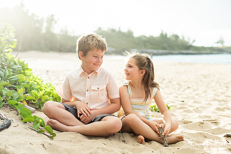 childrens beach photography in maui