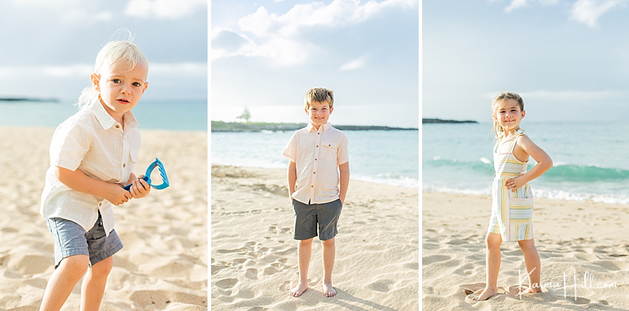 best beaches for child portraits in maui