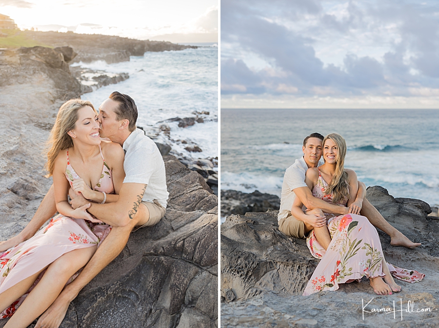 Hawaii engagement portraits