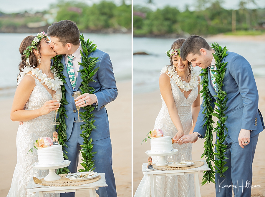 Candid wedding photography in maui