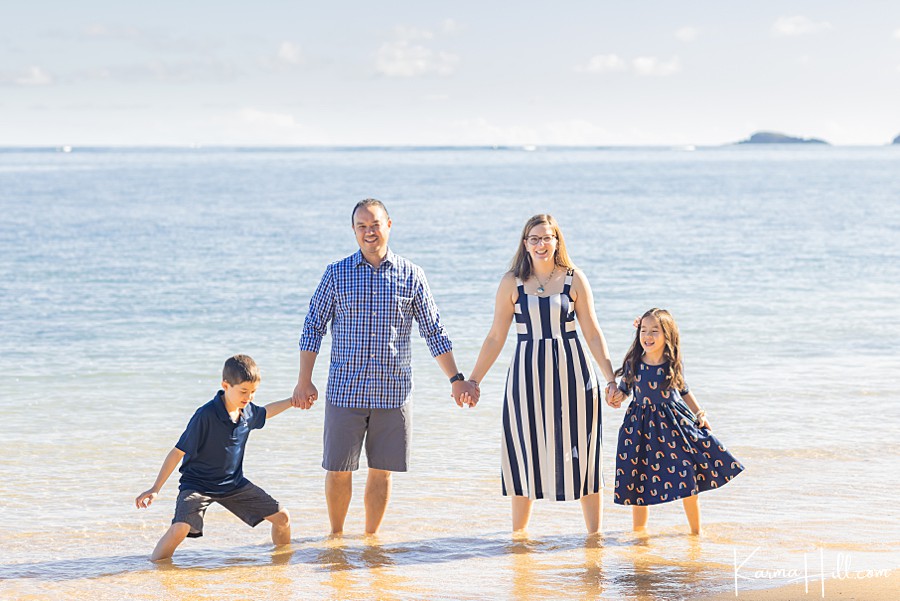 best portrait locations for families in kauai