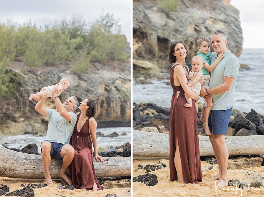 best beaches in kauai for family photos