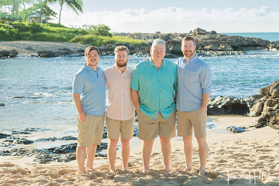 father and son hawaii portraits
