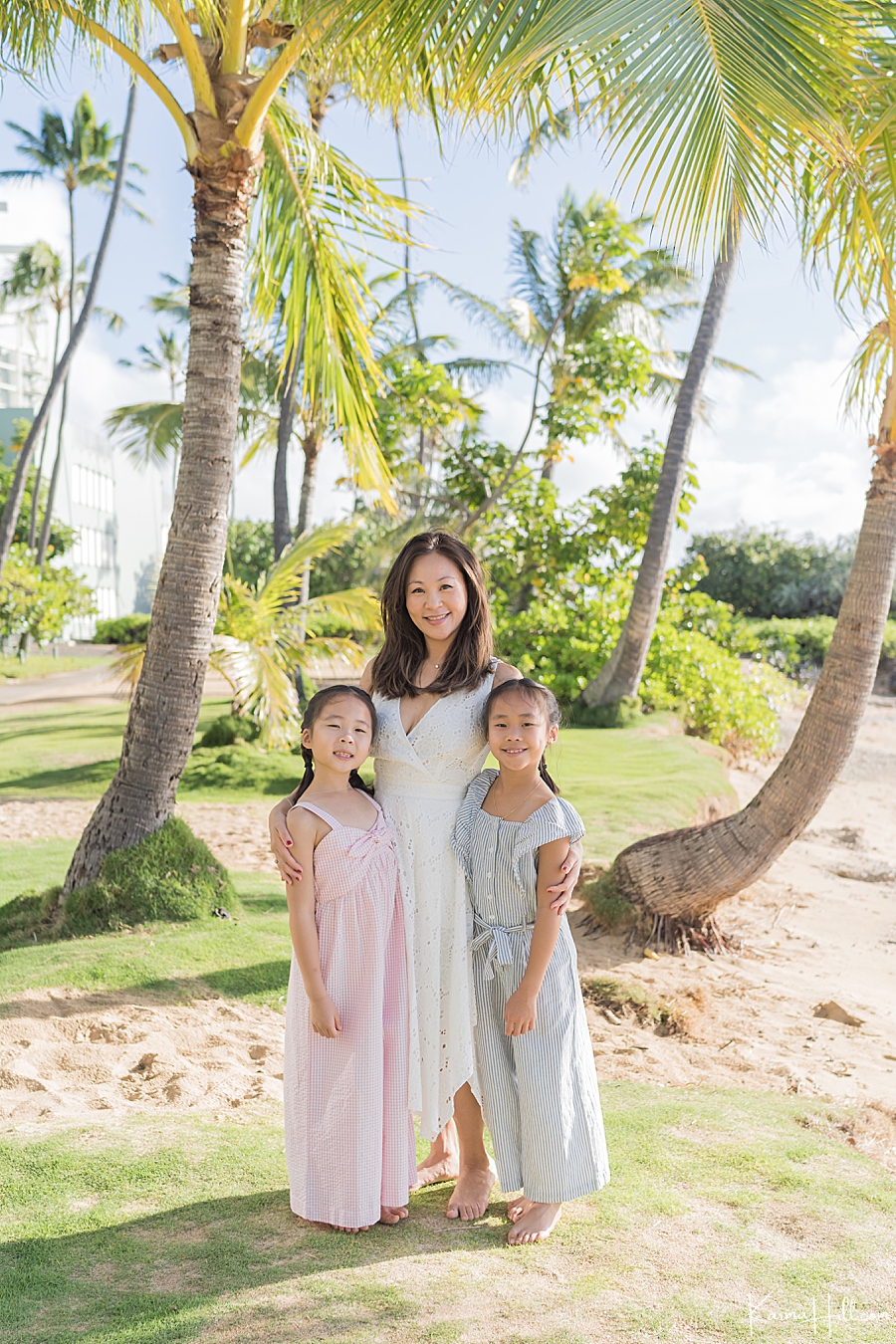 mother and daughter portraits in oahu