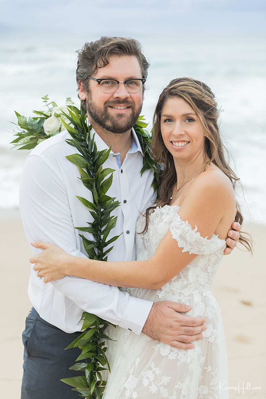 wedding beach portraits hawaii