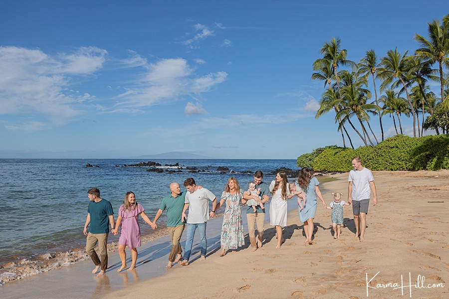 Maui family beach photo