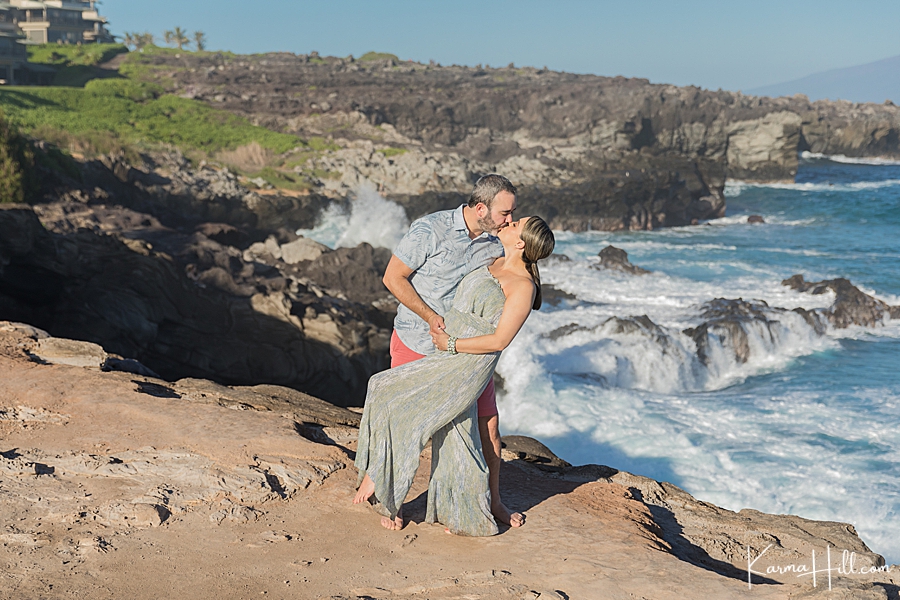 Ironwoods Beach Maui couples portrait