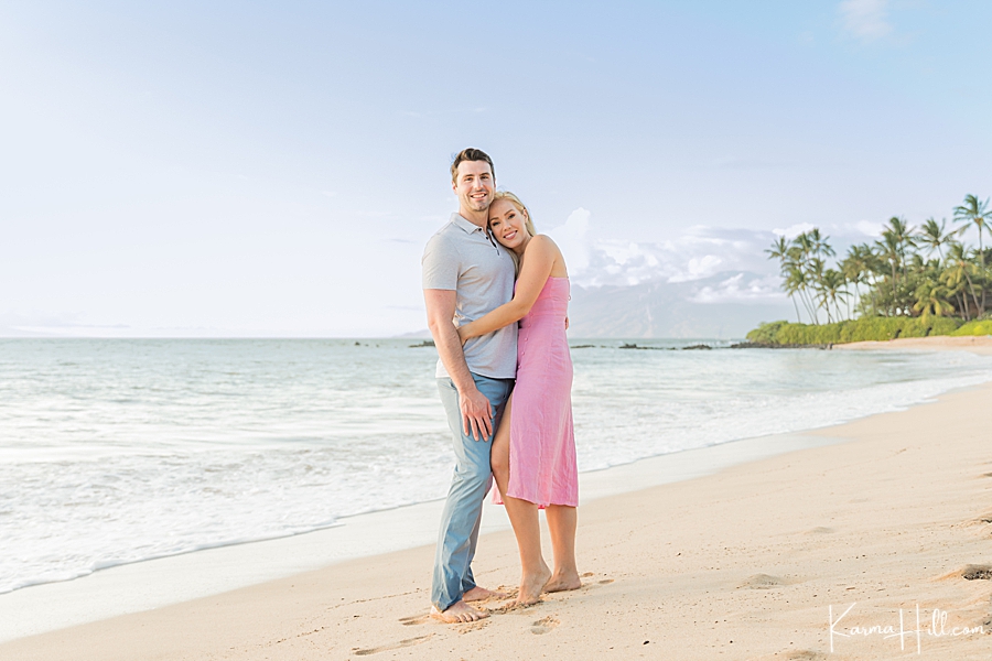 southside beach couples portraits hawaii